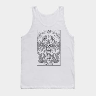 Zodiac sign tarot card Cancer Tank Top